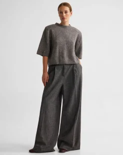 Leeta Wool Knitted T Shirt