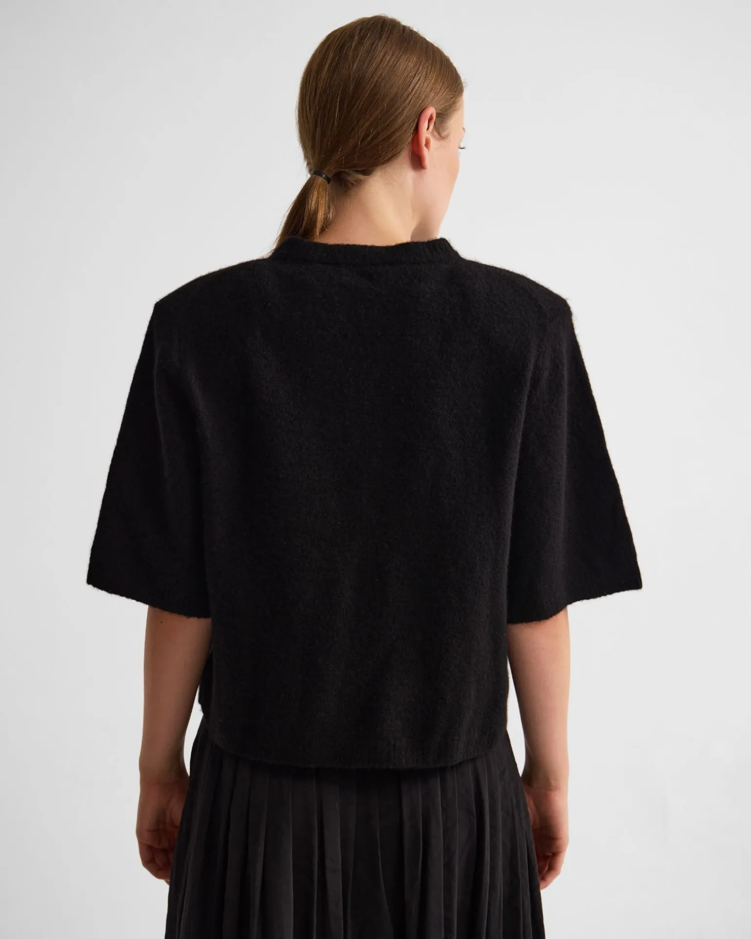 Leeta Wool Knitted T Shirt