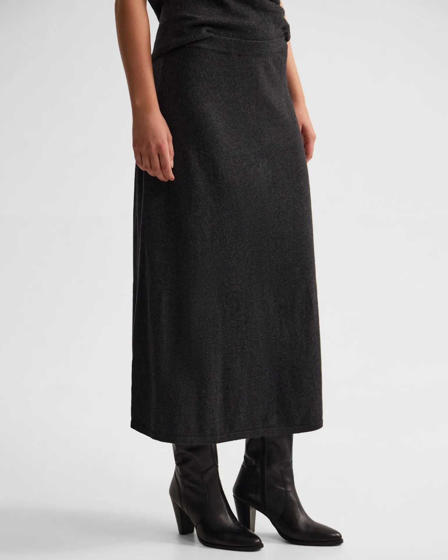 Leonie Cashmere Blend Knitted Skirt