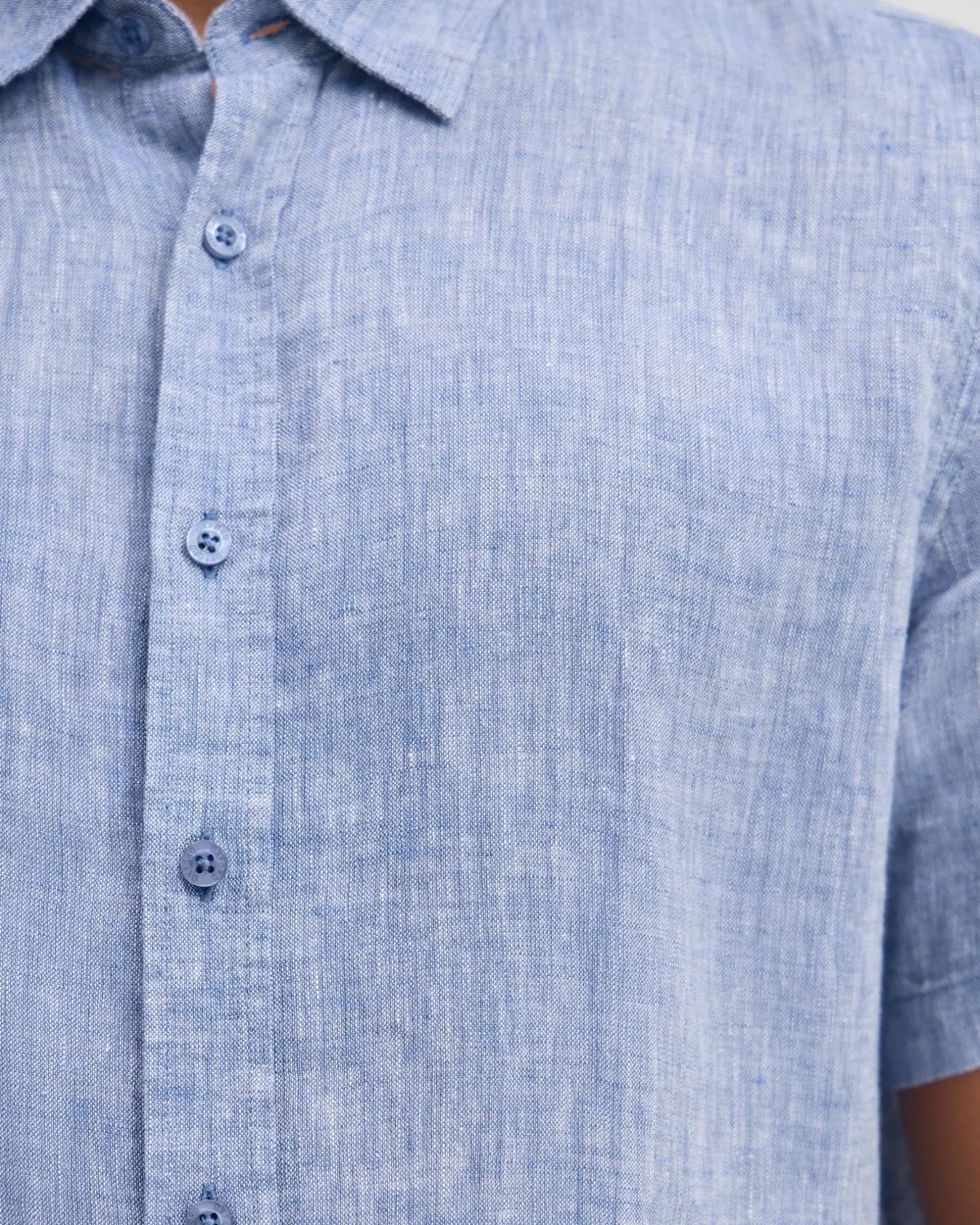 Leyton French Linen Short Sleeve Shirt