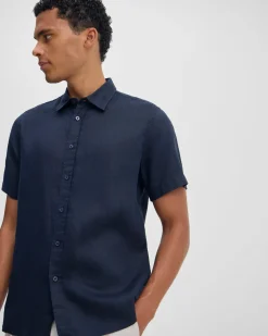 Leyton French Linen Short Sleeve Shirt
