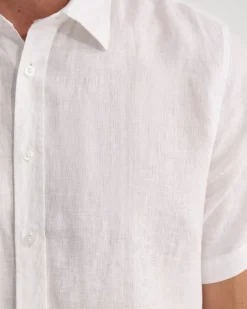 Leyton French Linen Short Sleeve Shirt
