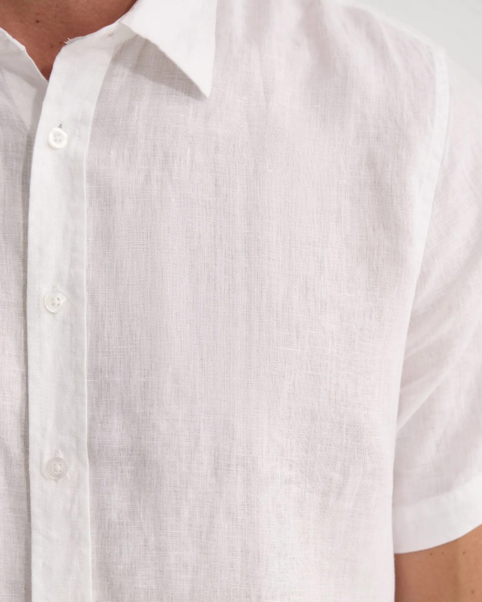 Leyton French Linen Short Sleeve Shirt