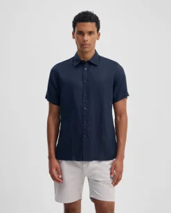 Leyton French Linen Short Sleeve Shirt