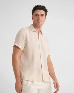 Leyton French Linen Short Sleeve Shirt