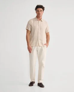 Leyton French Linen Short Sleeve Shirt