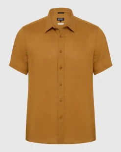 Leyton French Linen Short Sleeve Shirt