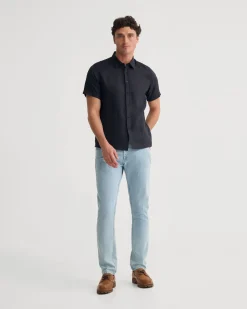 Leyton French Linen Short Sleeve Shirt