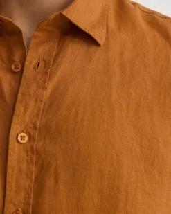 Leyton French Linen Short Sleeve Shirt