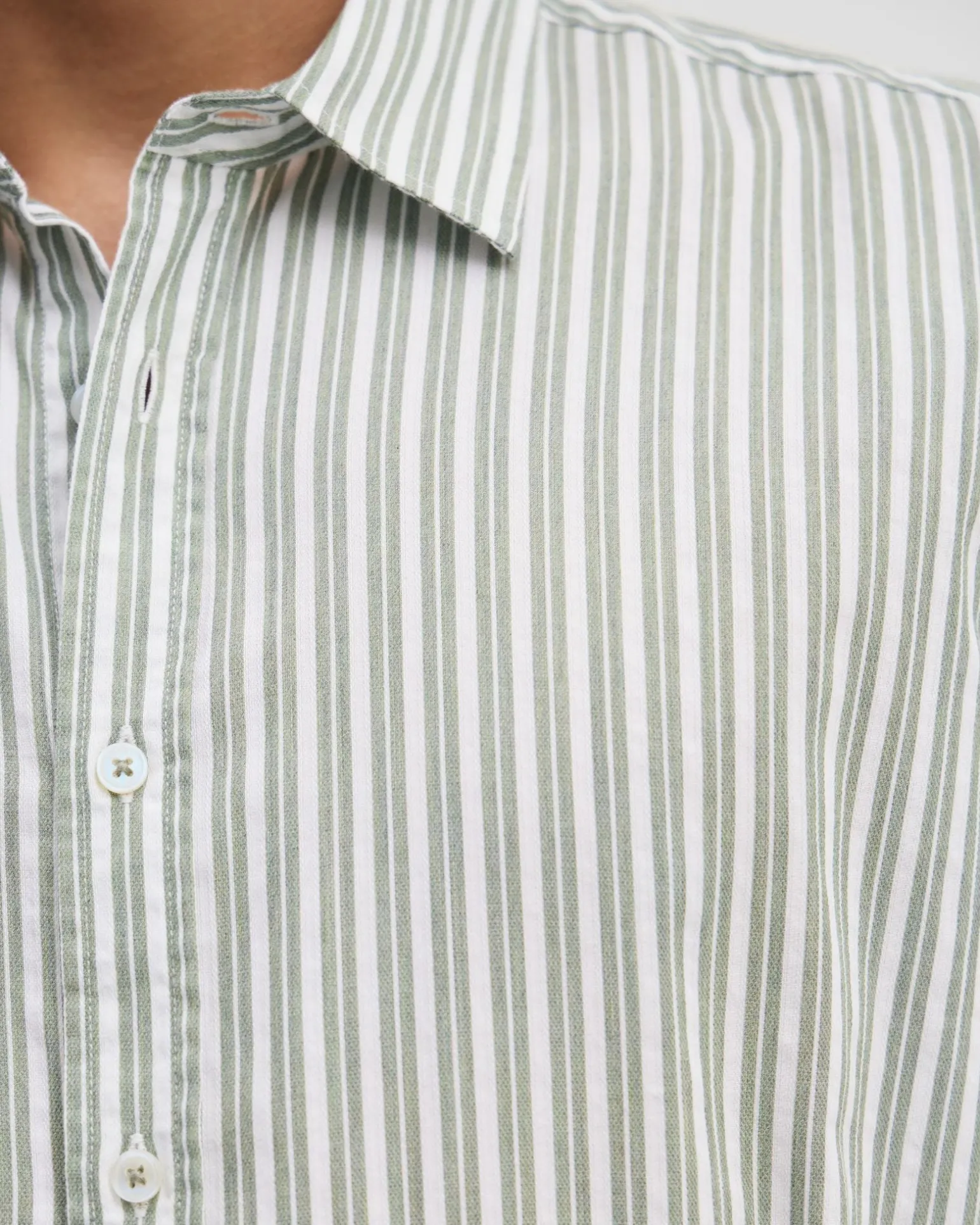 Leyton Short Sleeve Stripe Linen Shirt