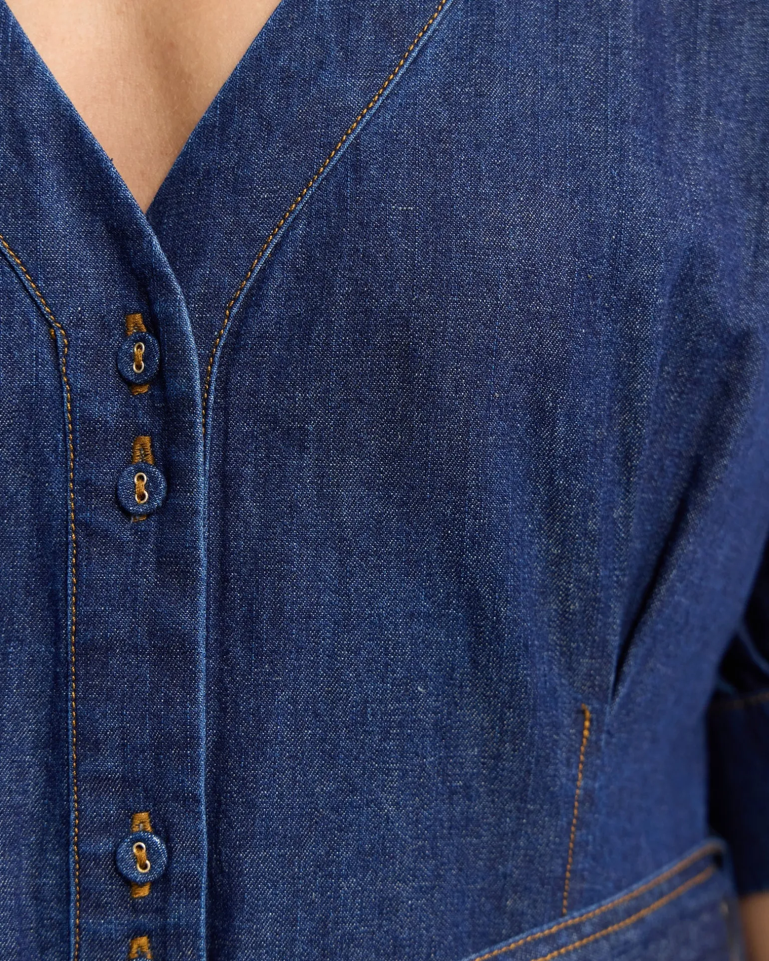 Lorna Denim Button Up Dress