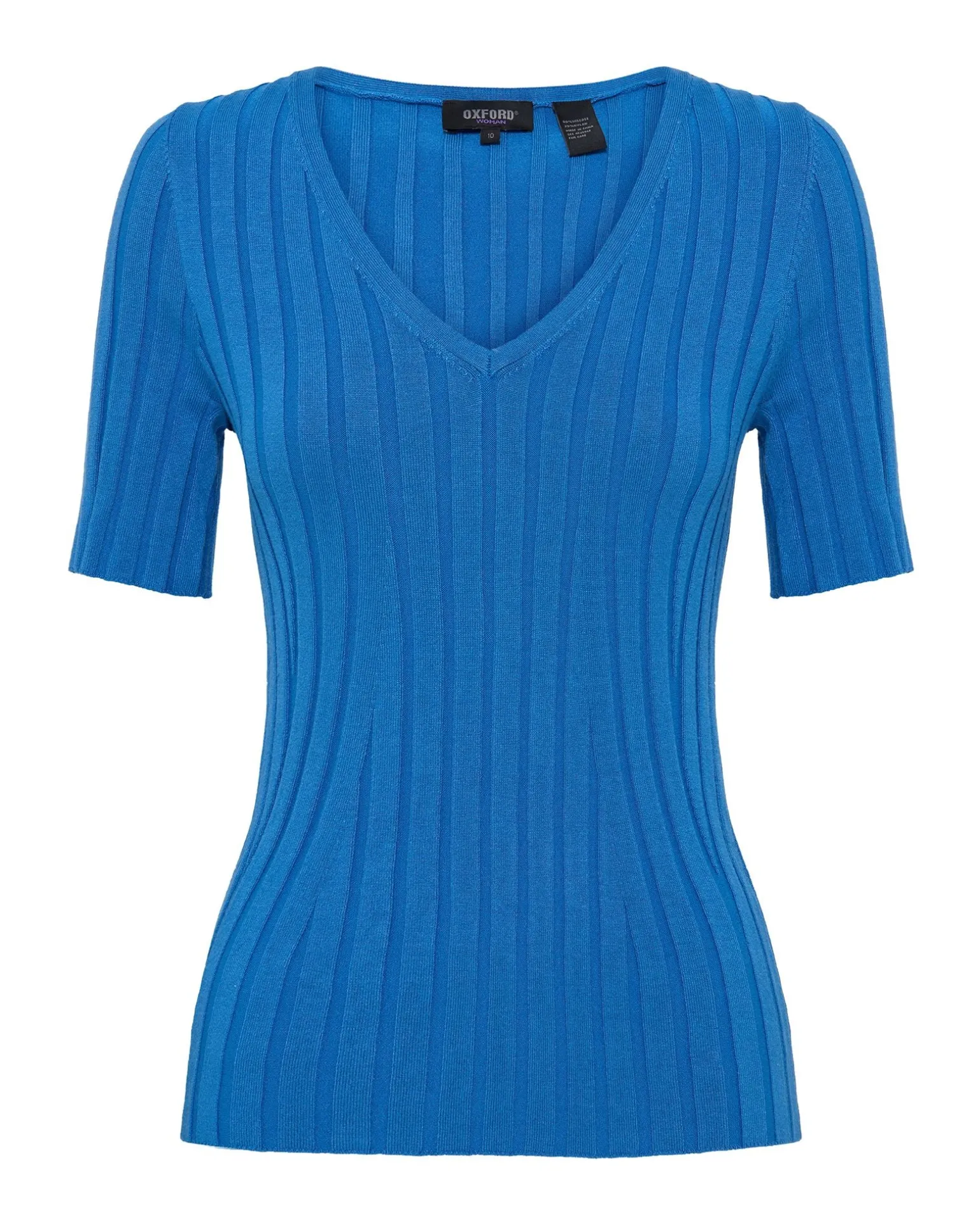 Lucy Rib V-Neck Knit