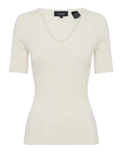 Lucy Rib V-Neck Knit