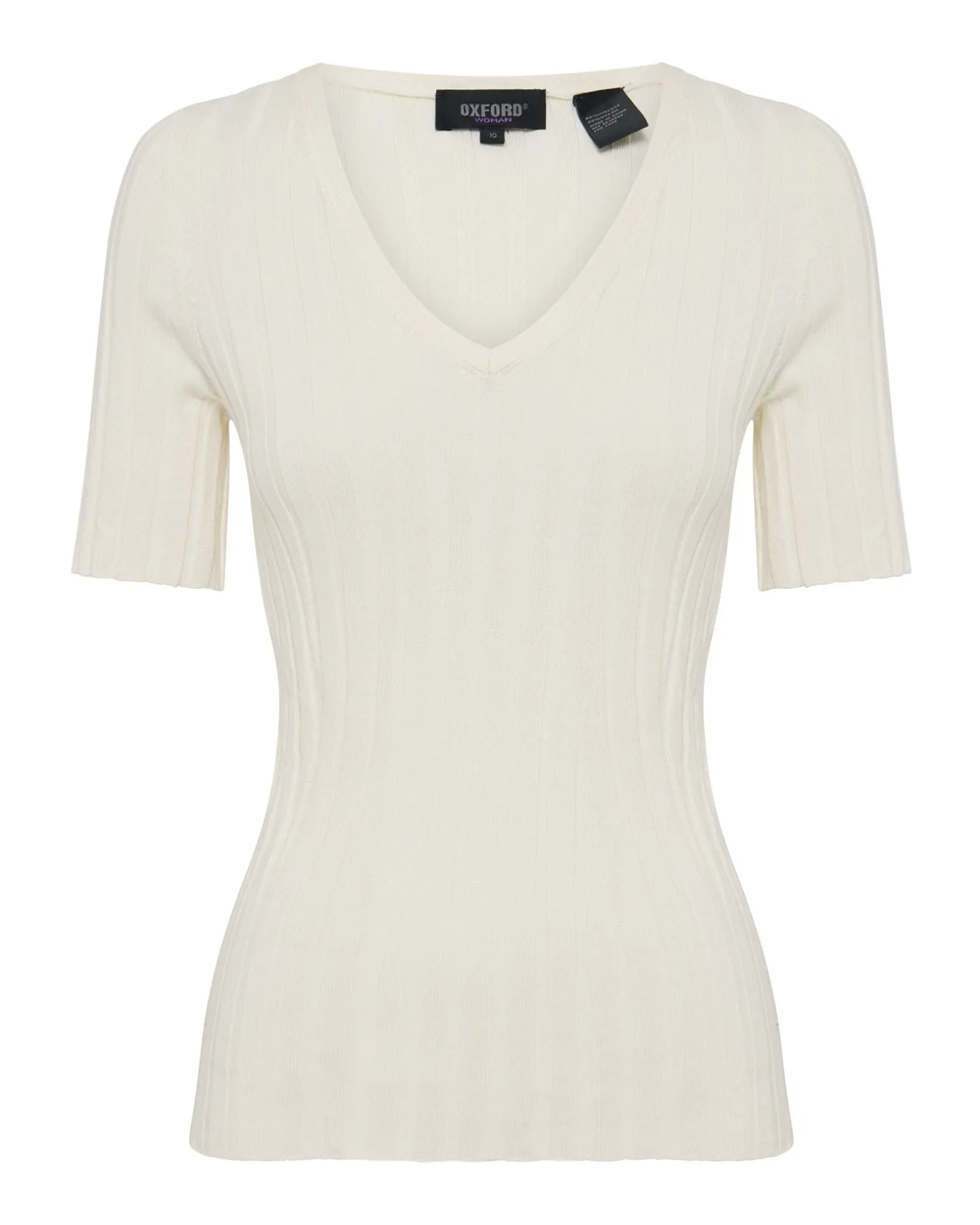 Lucy Rib V-Neck Knit
