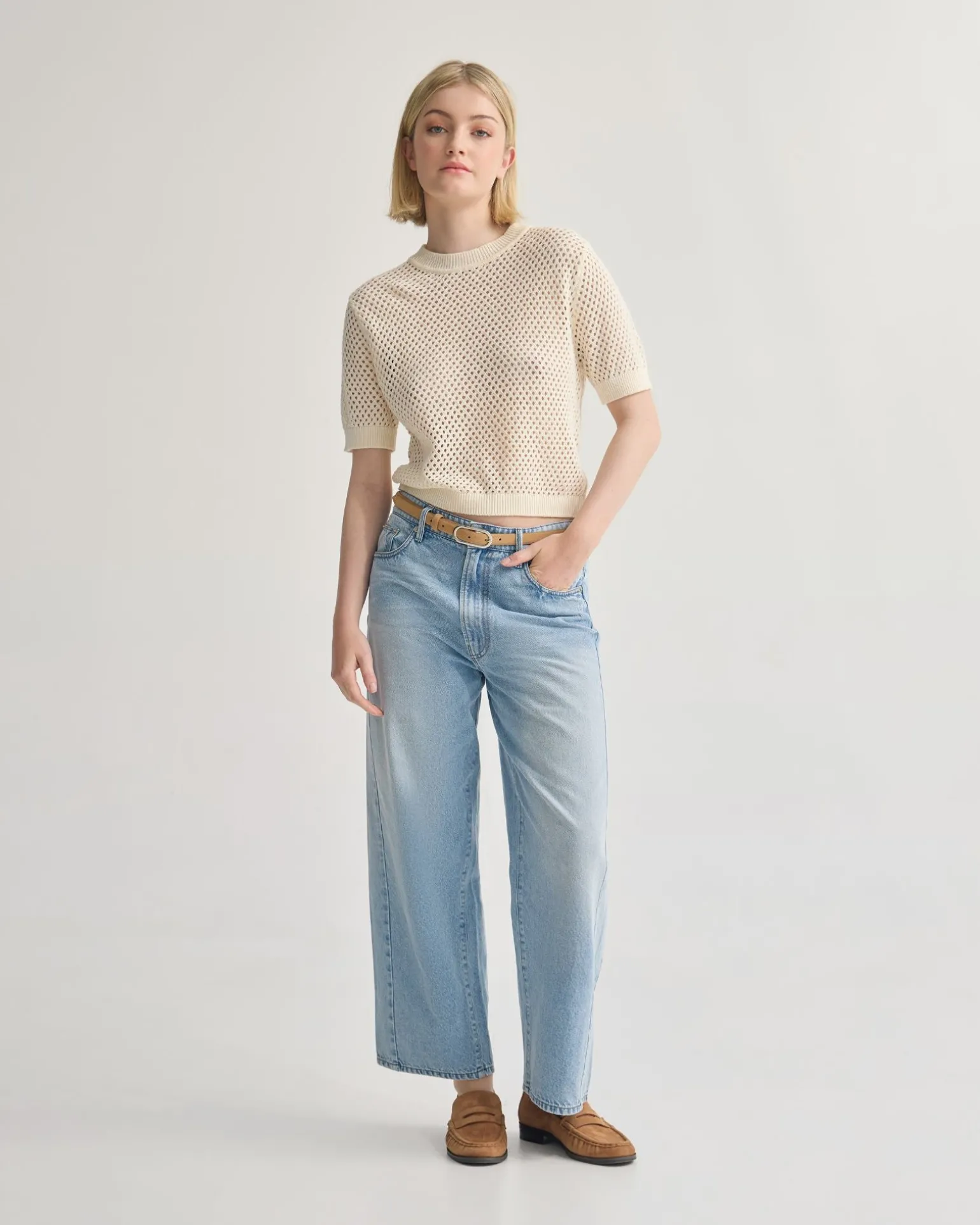 Luna Cotton Knit Top