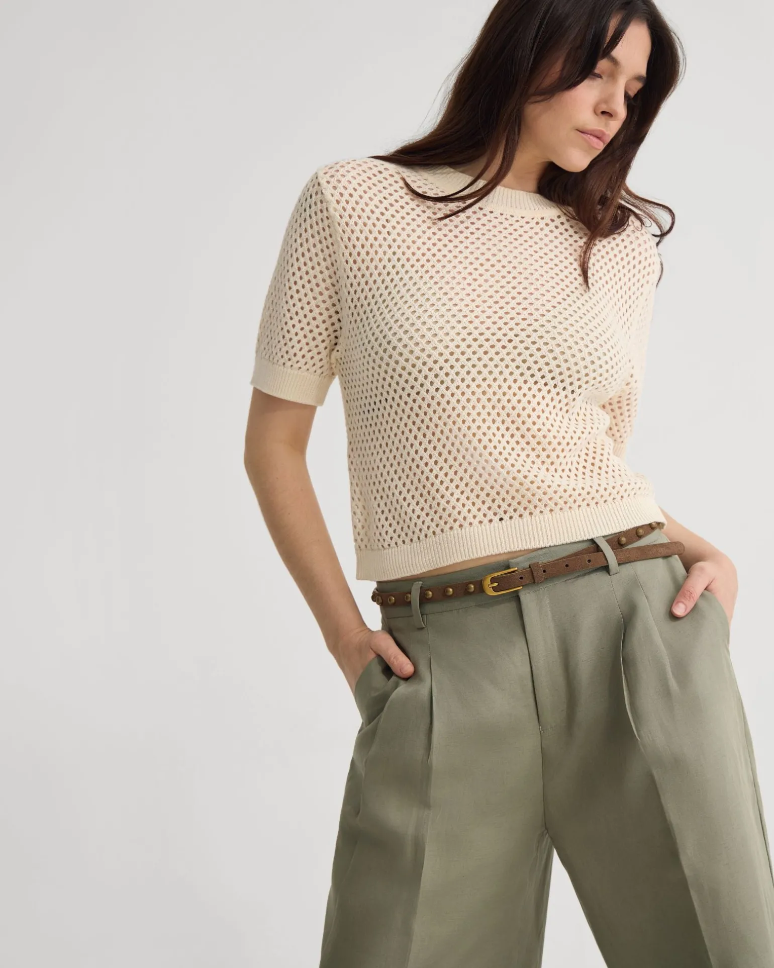 Luna Cotton Knit Top