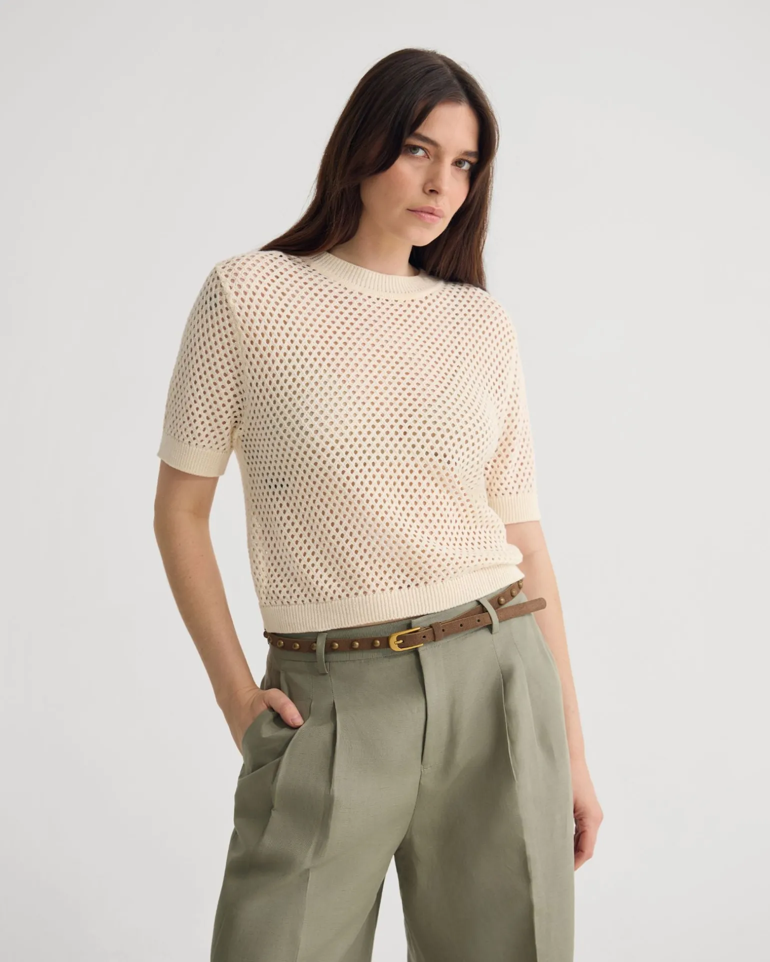 Luna Cotton Knit Top