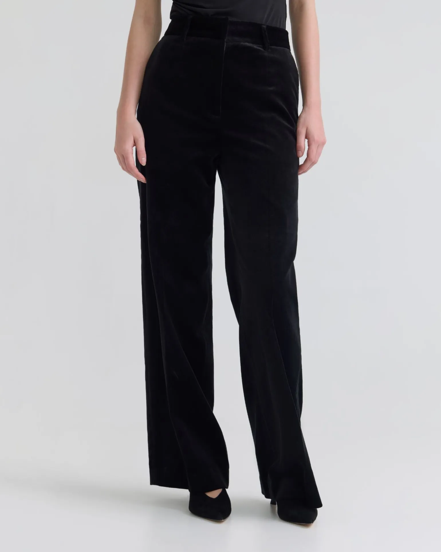 Lydia Stretch Velvet Pants