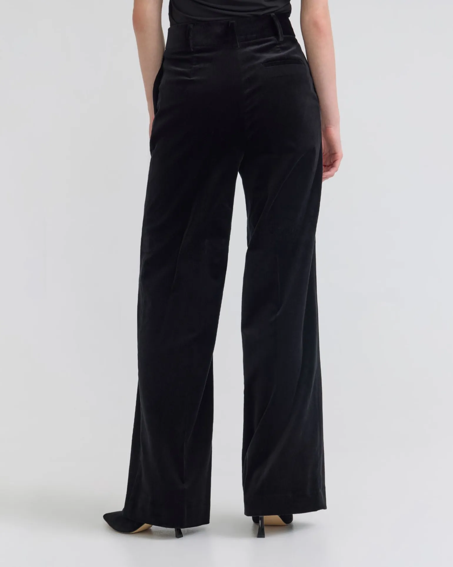 Lydia Stretch Velvet Pants