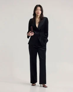 Lydia Velvet Straight Leg Pants