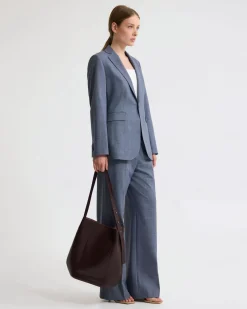Lydia Wool Blend Stretch Suit Pant