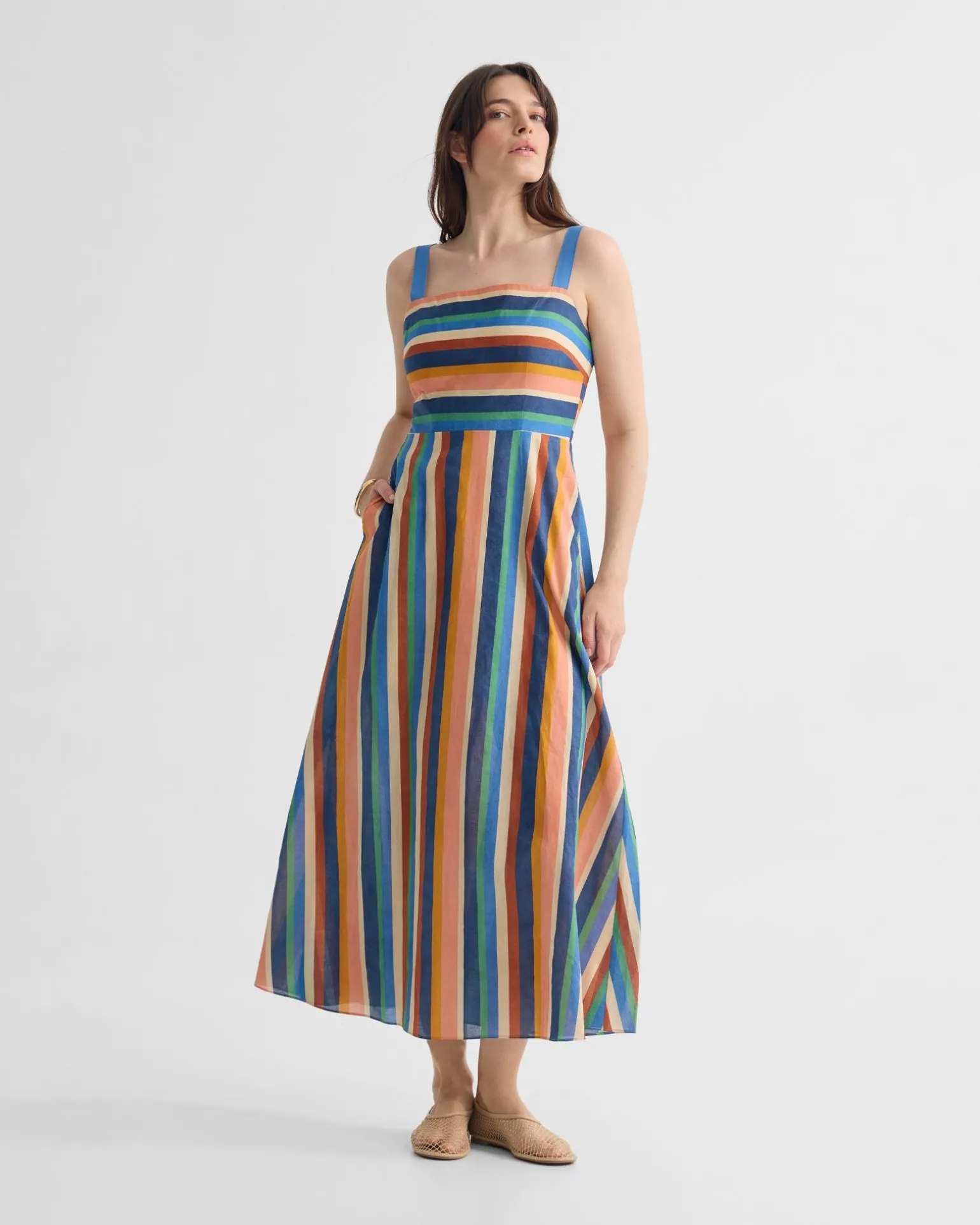 Madeira Striped Dress