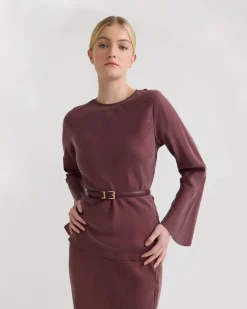 Madeline Cupro Top
