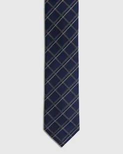 Malcolm Check 7Cm Silk Tie