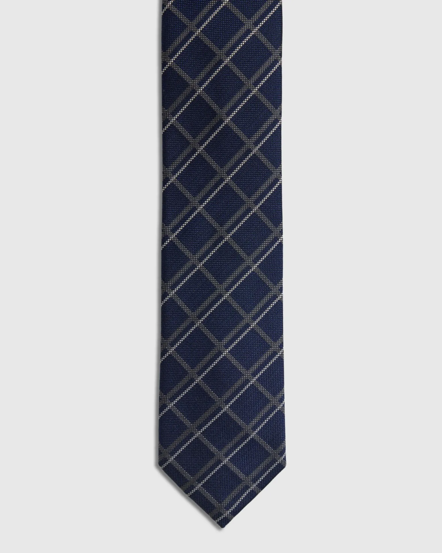 Malcolm Check 7Cm Silk Tie