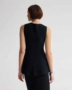 Margot Knitted Peplum Top