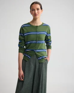 Margurite Striped Cardigan