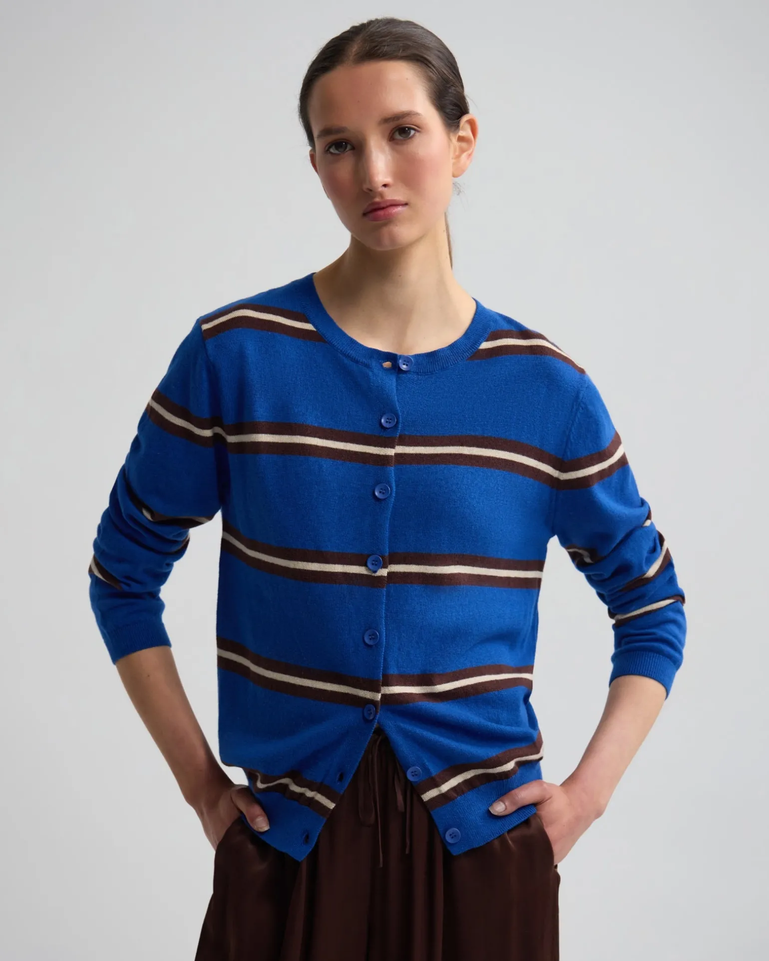 Margurite Striped Cardigan