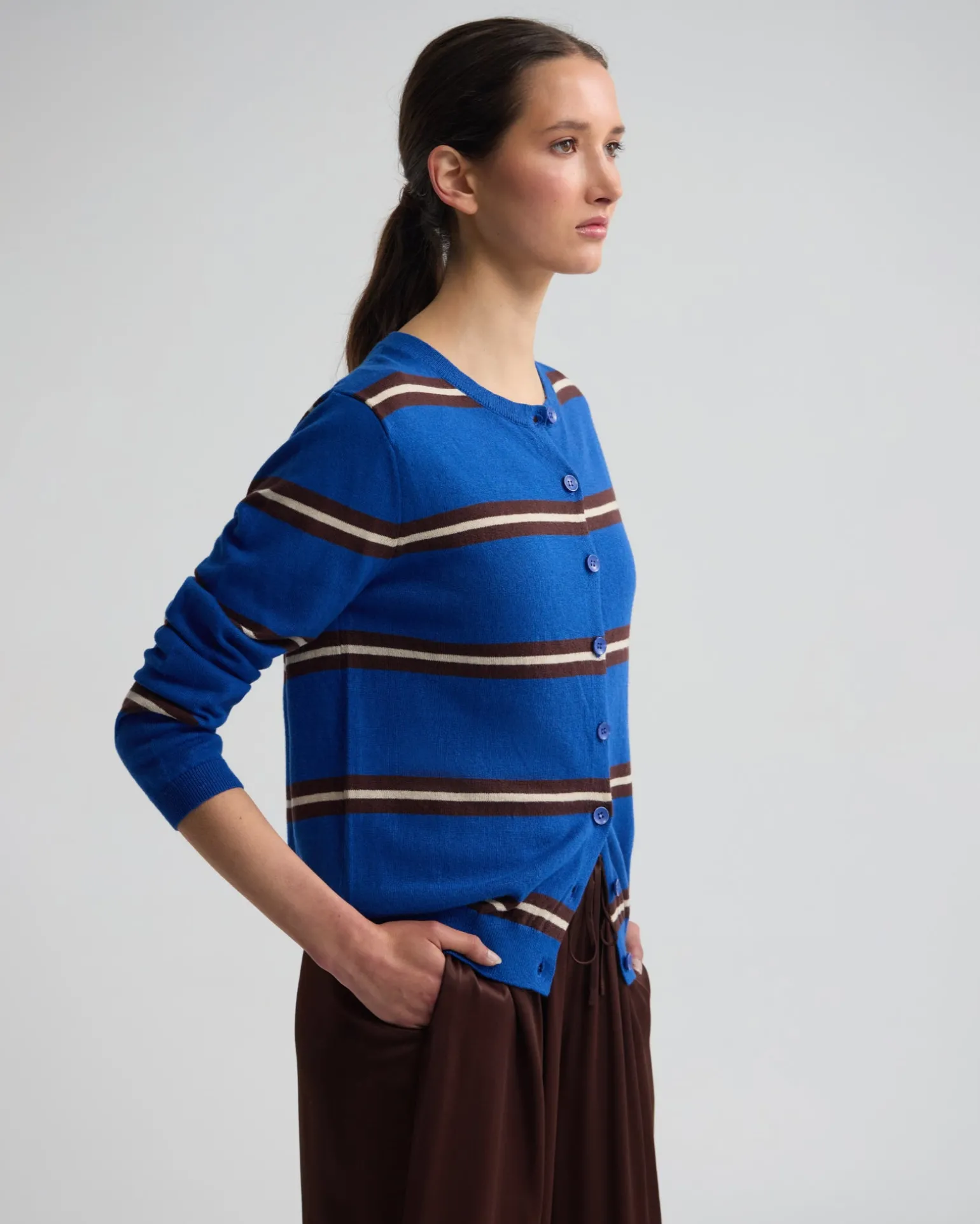 Margurite Striped Cardigan