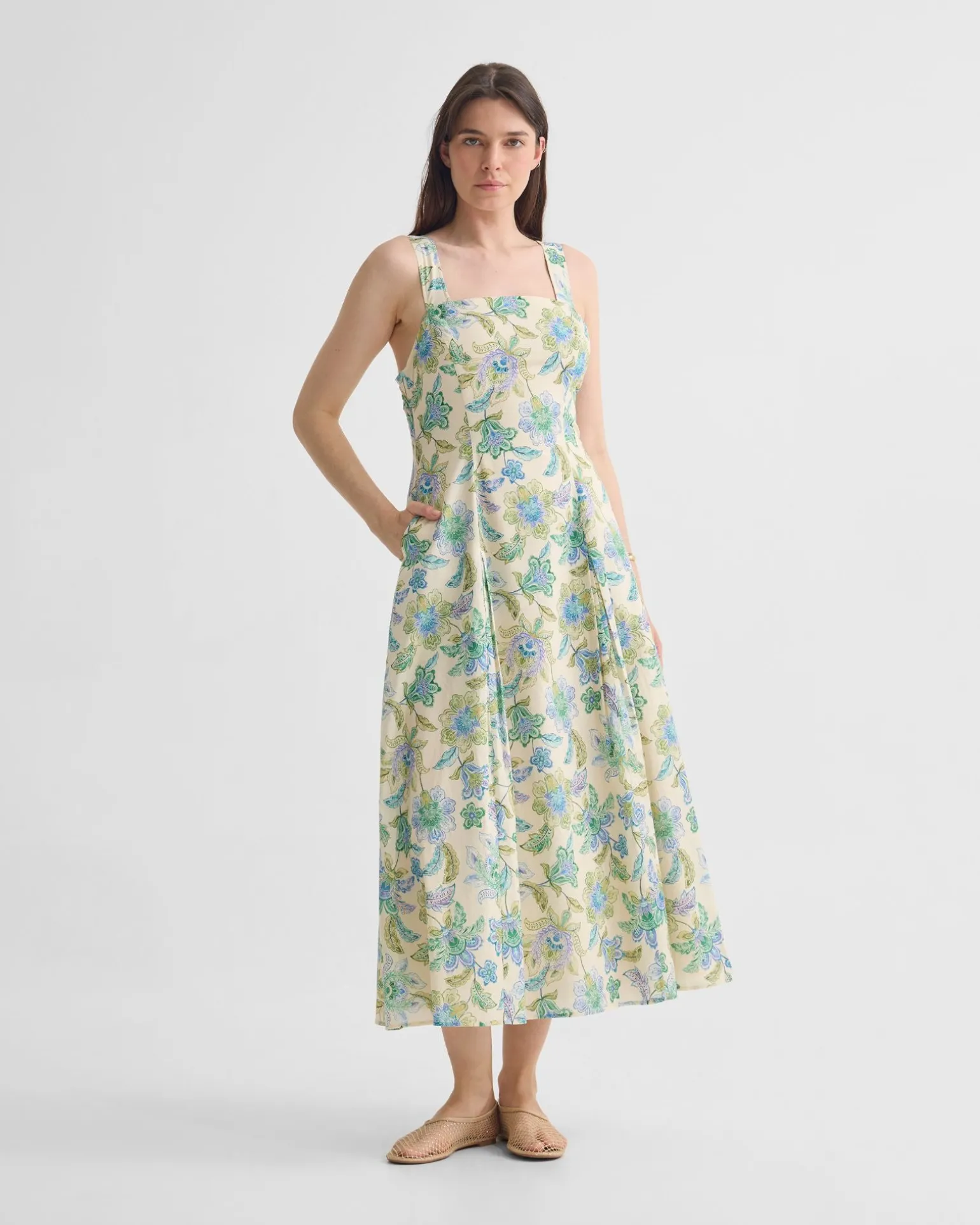 Marion Chintz Floral Dress