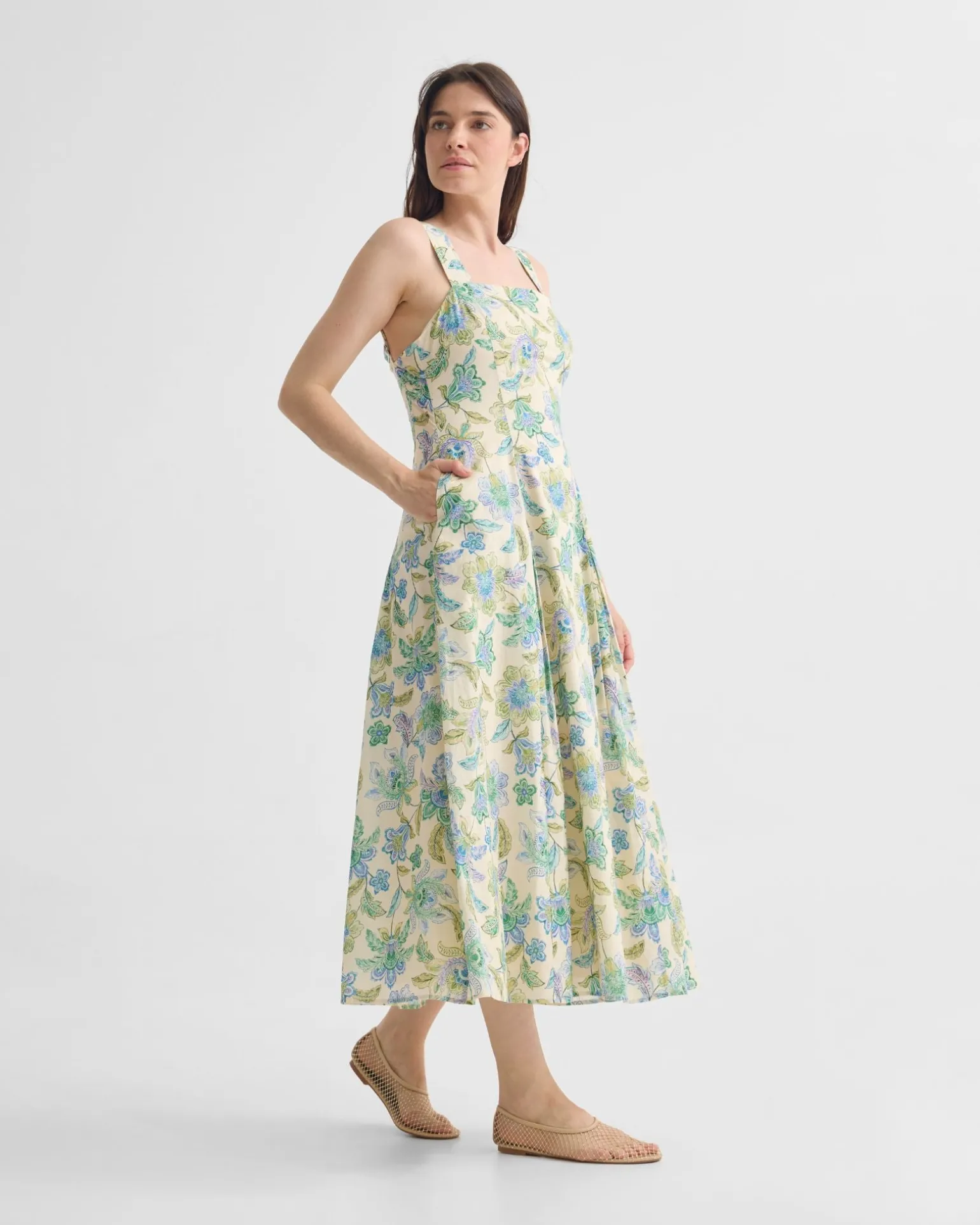 Marion Chintz Floral Dress