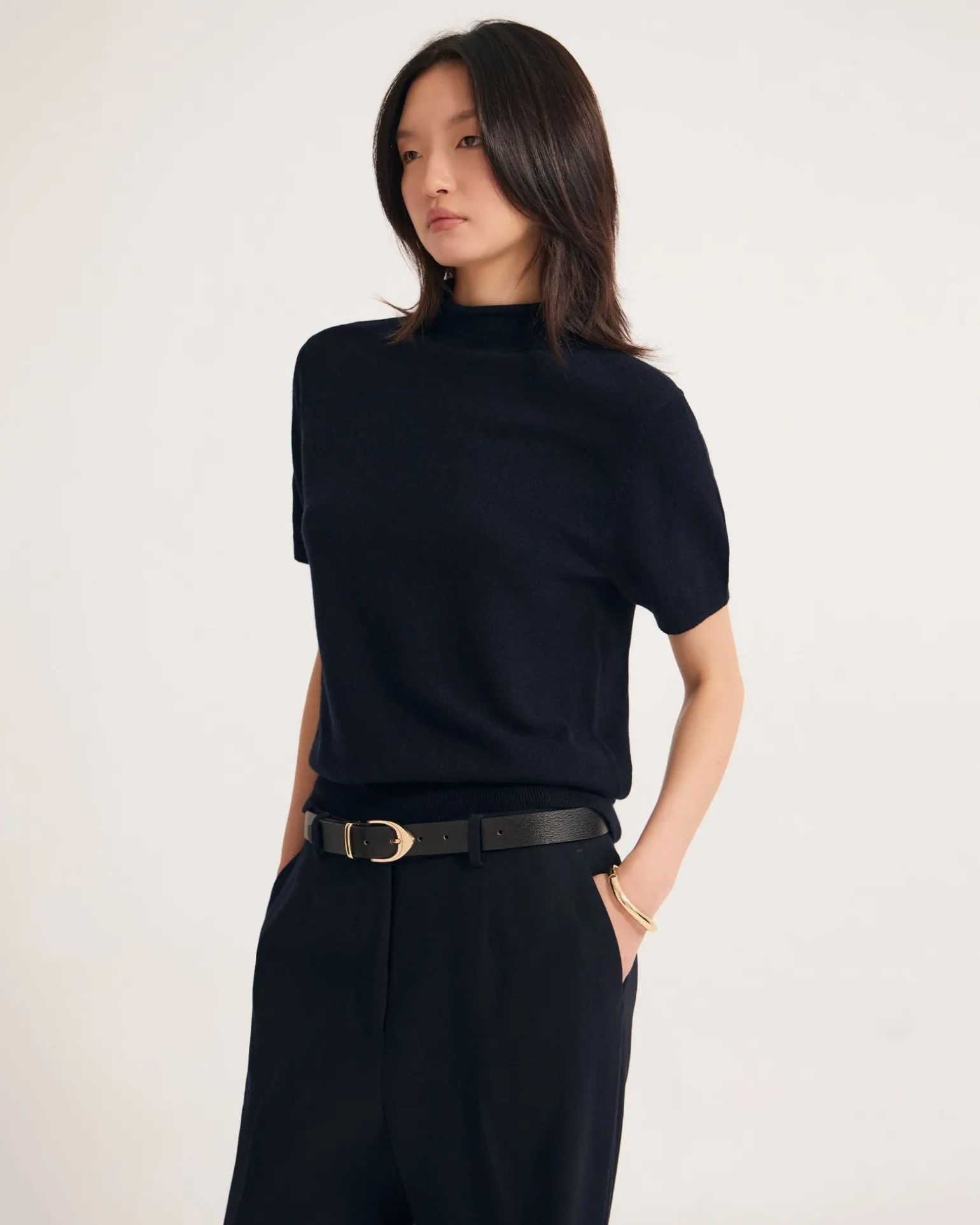 Maxine Funnel Collar Knit
