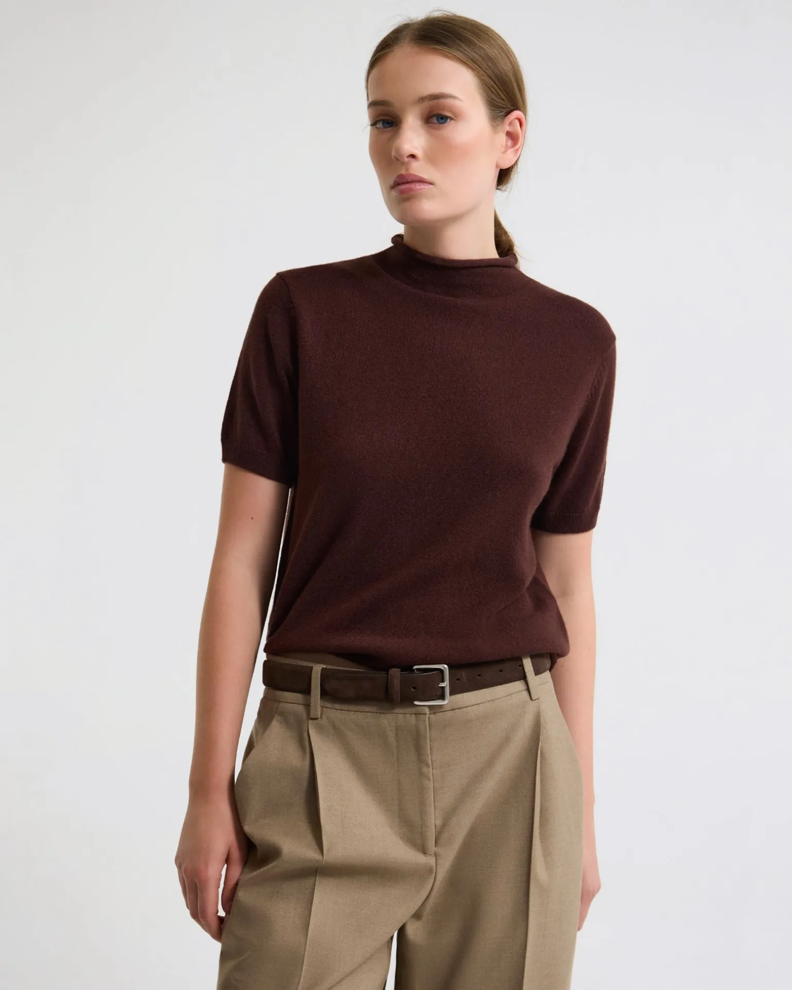 Maxine Funnel Collar Knit