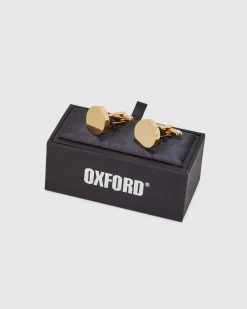 Mens Round Disc Cuff Link