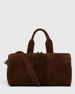 Miles Suede Weekender Bag