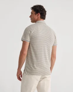 Milo Printed Jersey Polo With Pocket