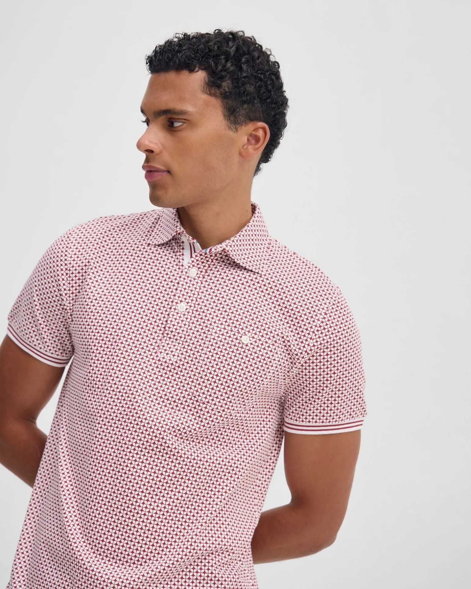 Milo Print Jersey Polo With Pocket
