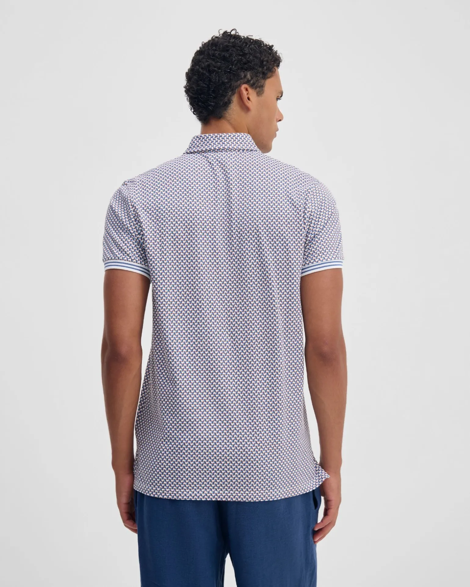 Milo Print Jersey Polo With Pocket