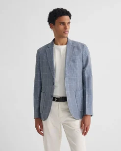 Milton 1/2 Lined Checked Blazer