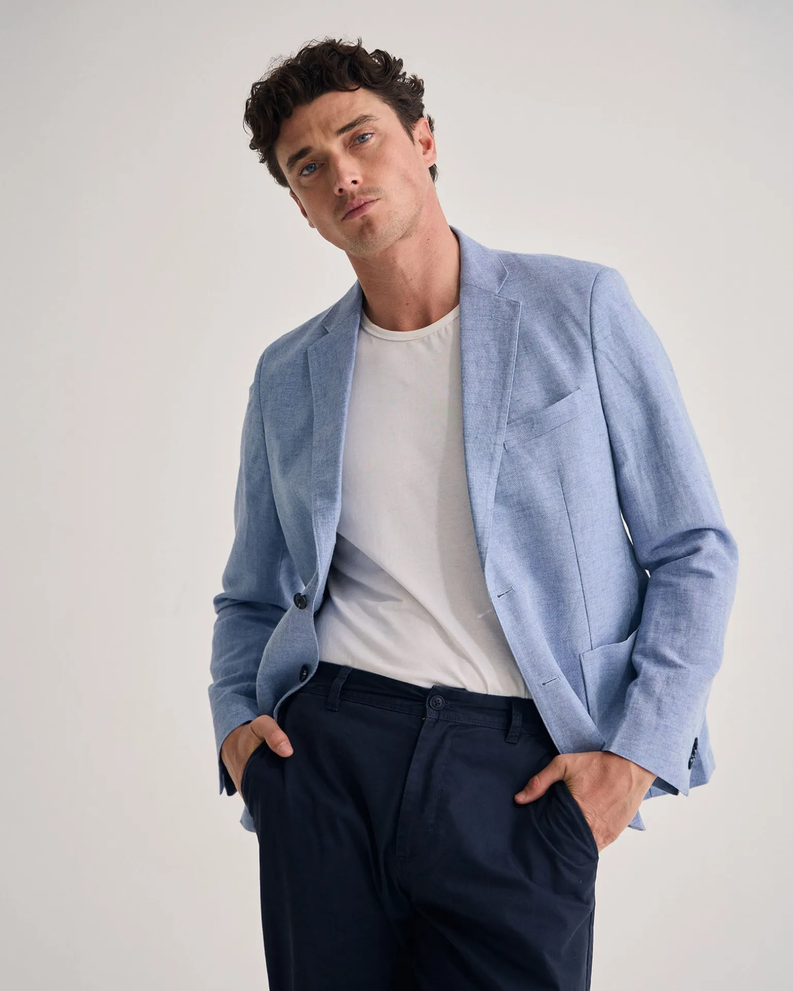 Milton Linen Blend Blazer