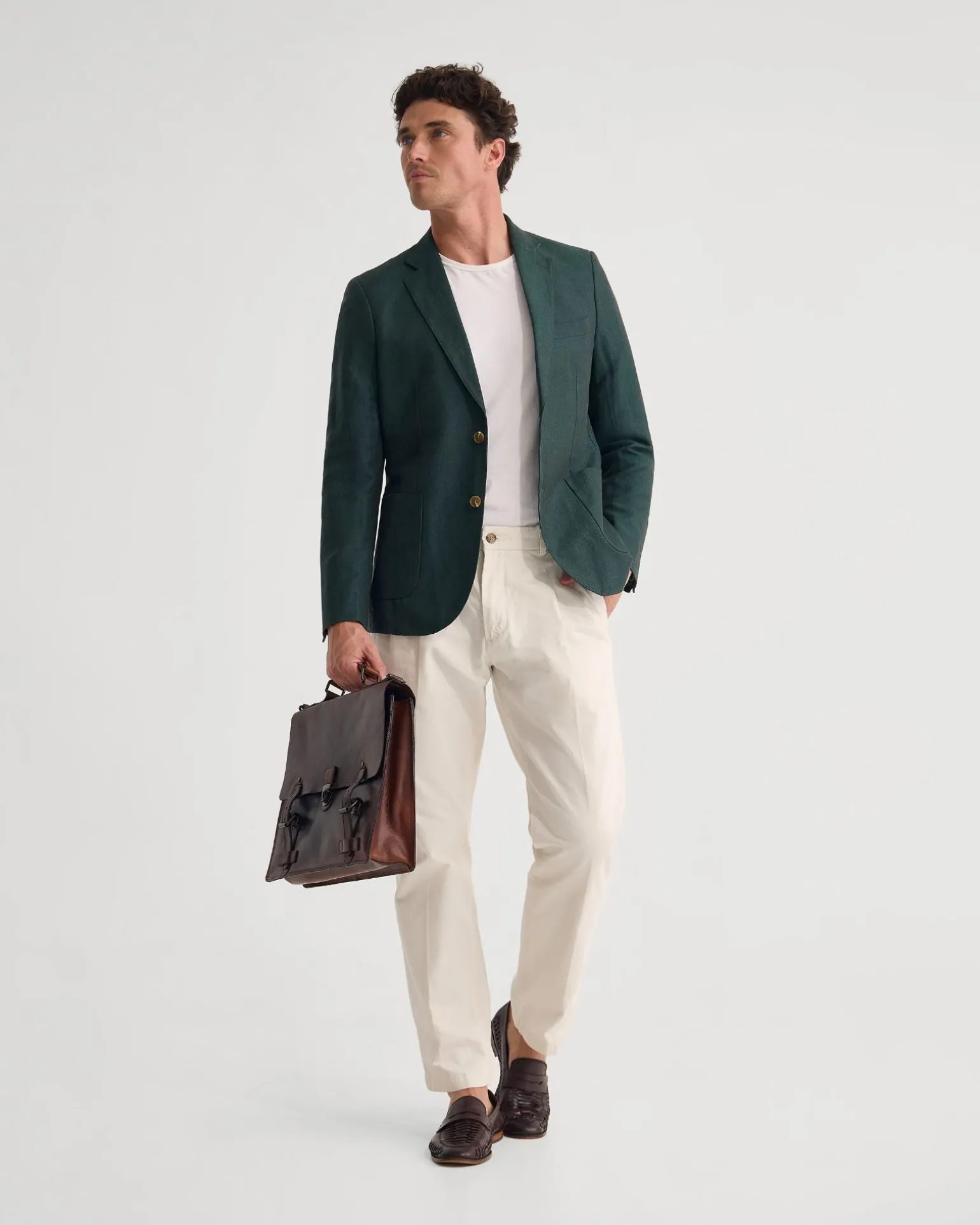 Milton Linen Blend Blazer