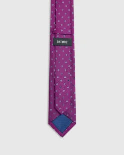 Milton Spot 7Cm Floral Tie