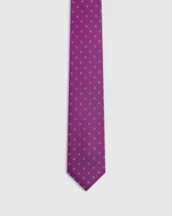 Milton Spot 7Cm Floral Tie