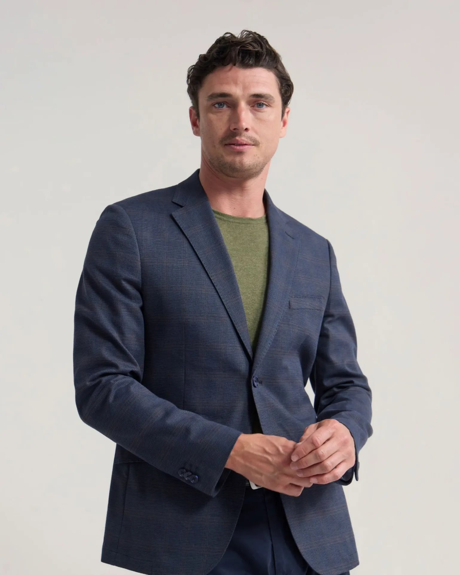 Milton Stretch Cotton Blazer