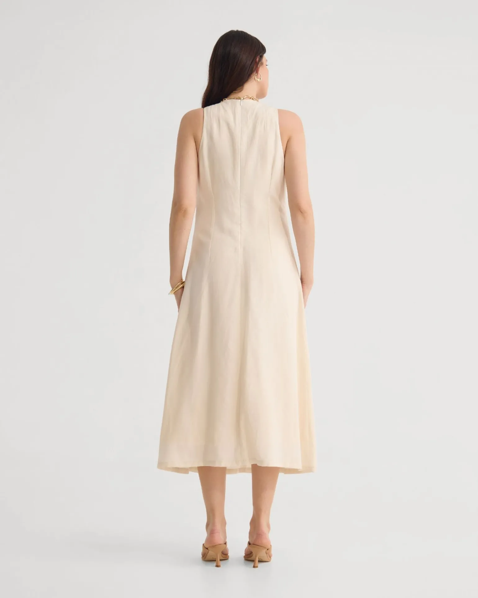 Miriam Linen Blend Dress