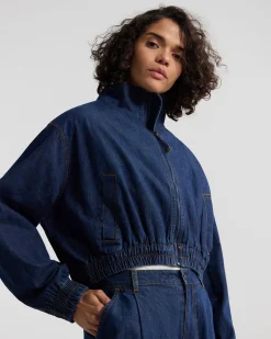 Nikita Denim Bomber Jacket